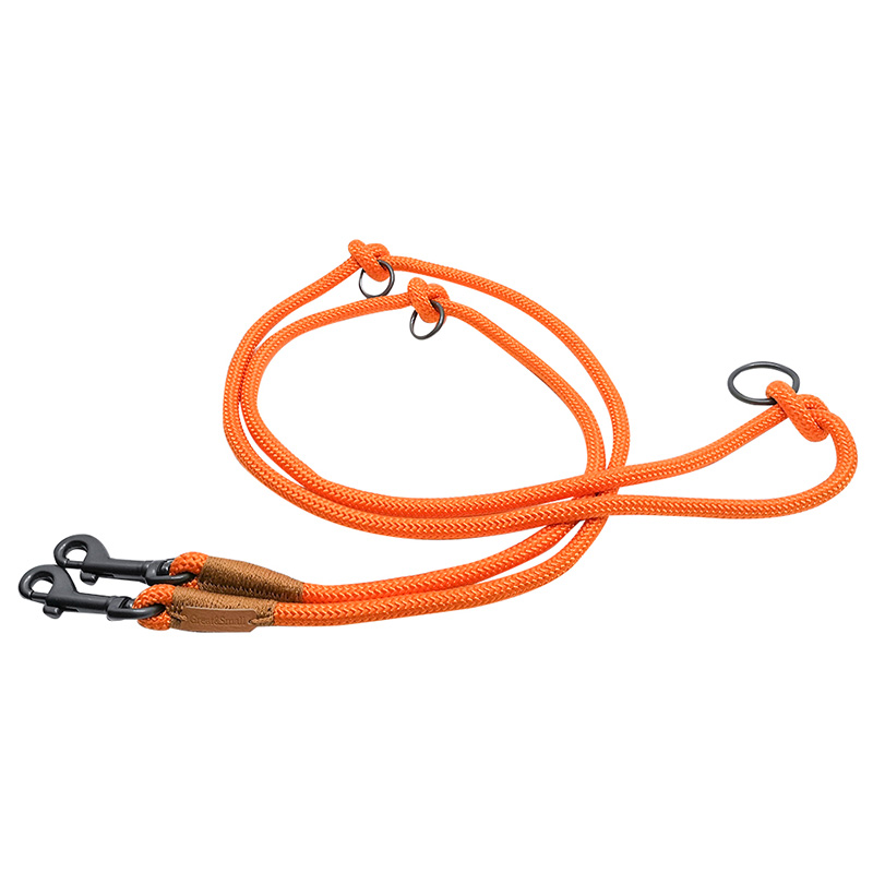 Поводок для собак Great&Small Rope 9х2000мм оранжевый