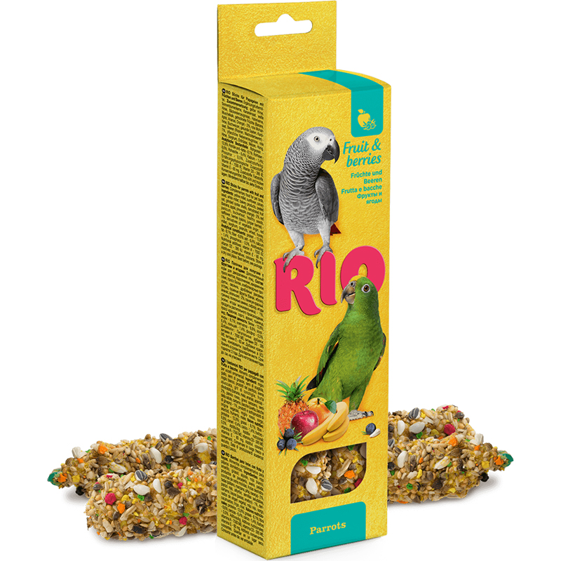 Лакомство для птиц RIO Палочки для попугаев с фруктами и ягодами 2х75г