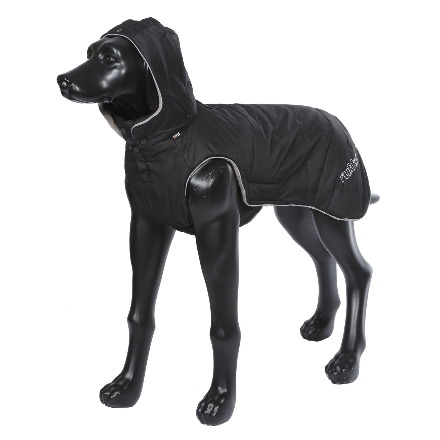 Куртка для собак RUKKA зимняя с капюшоном 25см Черный