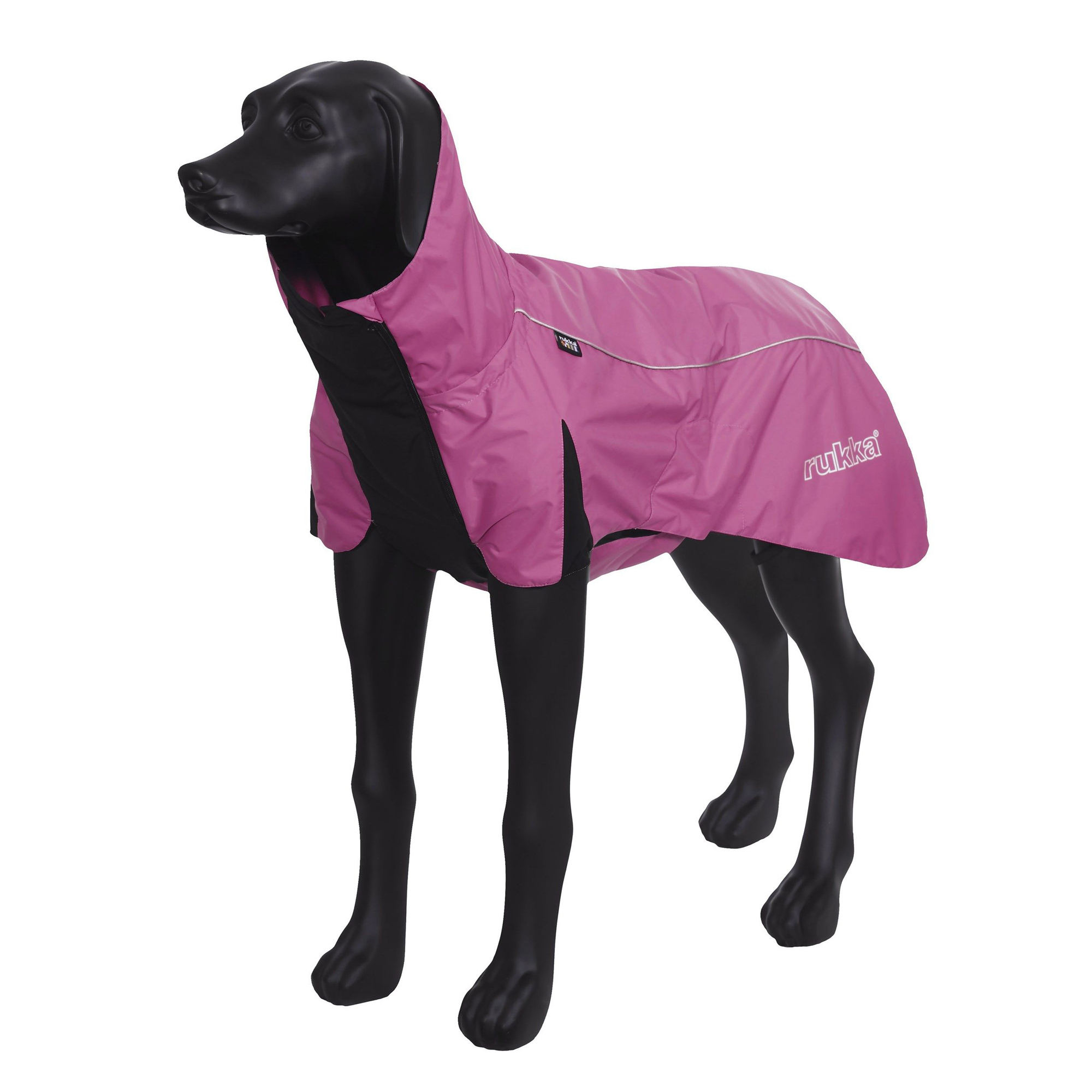 Дождевик для собак RUKKA Wave raincoat размер 65см XXXL розовый