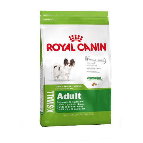 Корм для собак ROYAL CANIN Size X-Small Adult для миниатюрных пород от 10 месяцев до 8 лет сух. 500г