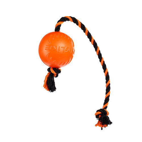 Doglike Doglike мяч с канатом, оранжевый (M)