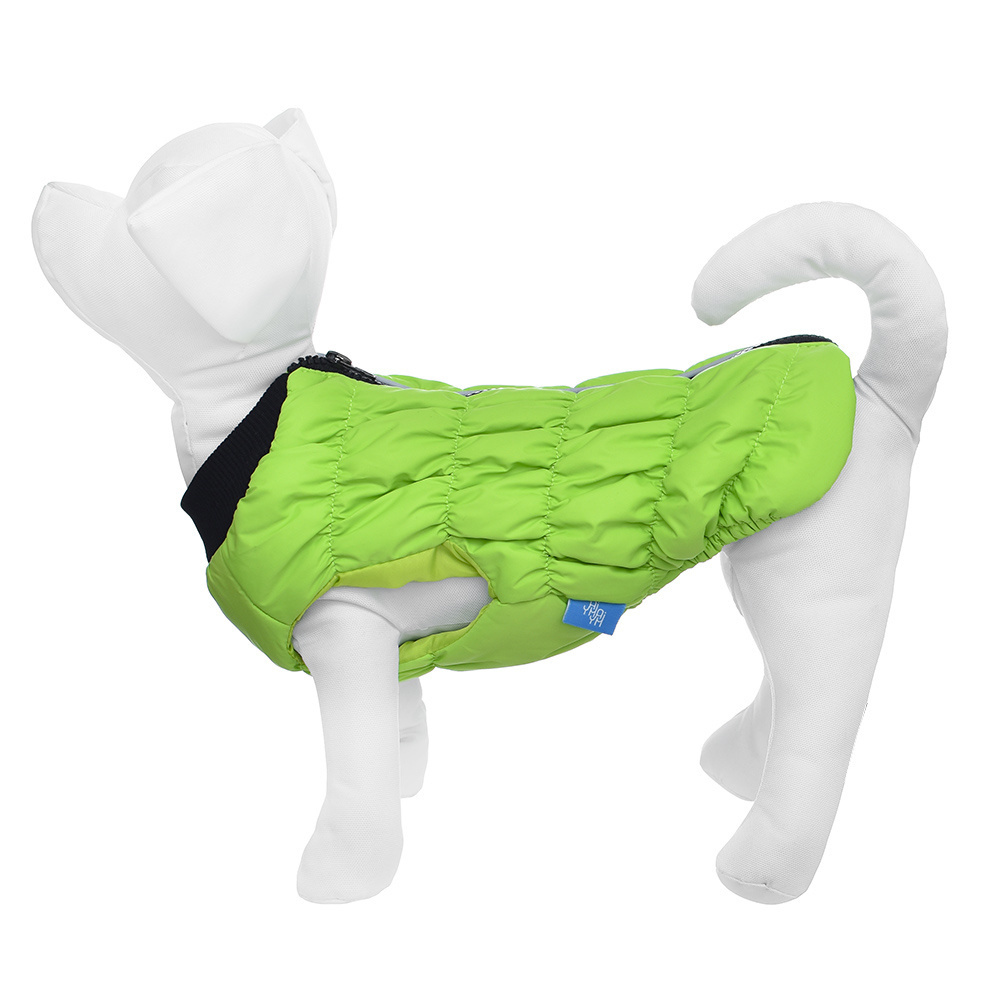Yami-Yami одежда Yami-Yami одежда жилет для собак утепленный с подкладкой, салатовый (L)