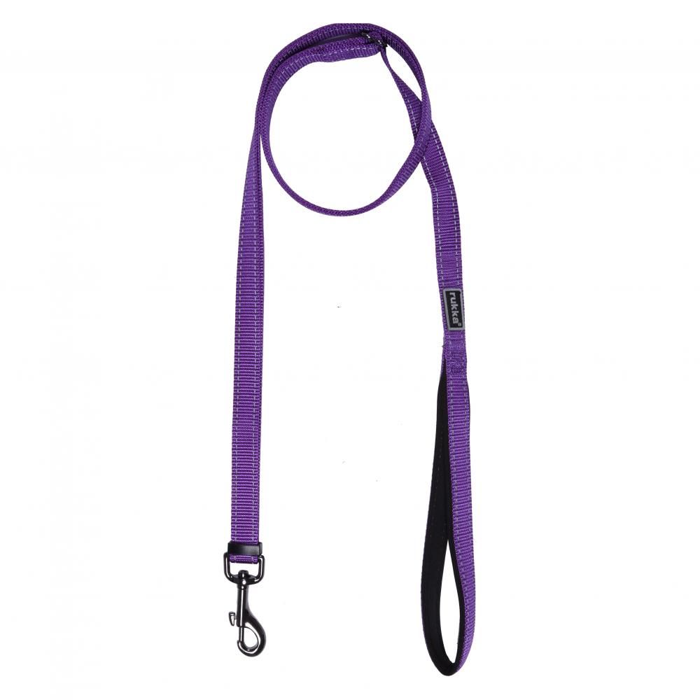 Поводок для собак RUKKA Bliss 10мм/2м фиолетовый