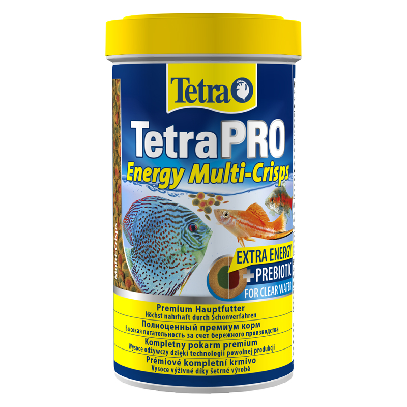 Корм для рыб TETRA PRO Energy корм-чипсы для всех видов рыб для доп.энергии 500мл