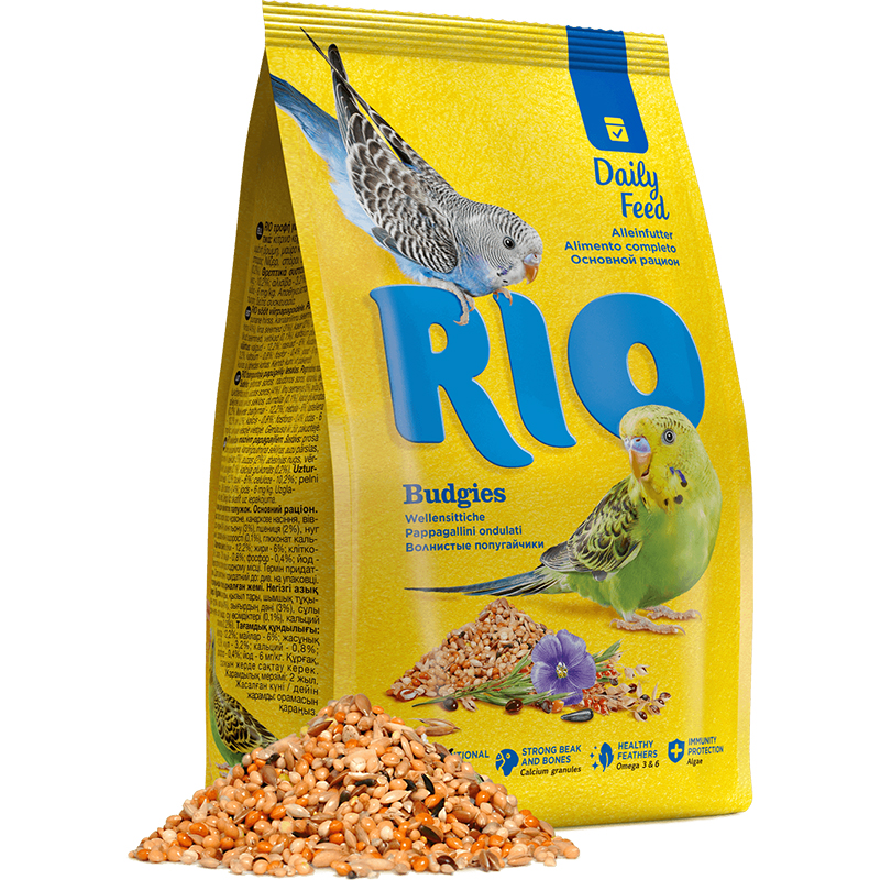 Корм для птиц RIO для волнистых попугайчиков 1 кг