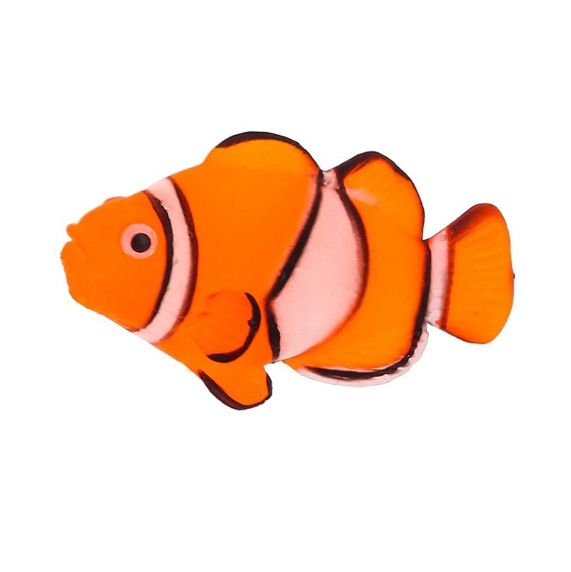 Декор для аквариумов GLOXY Флуоресцентный Рыба клоун на леске 7х2,5х4см