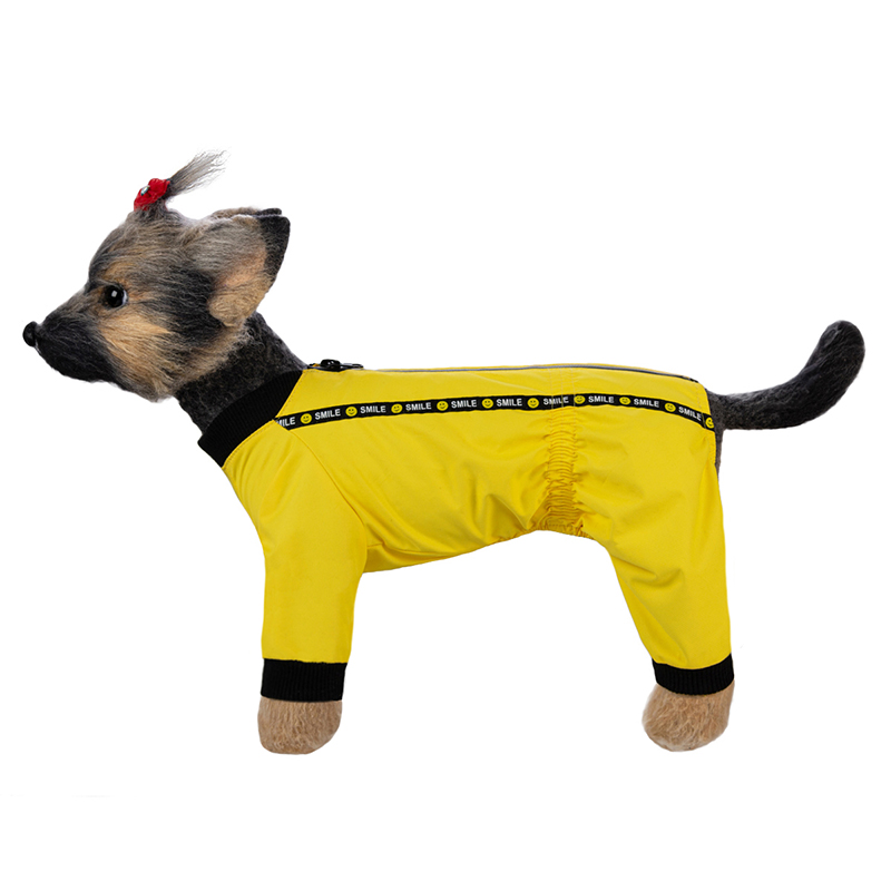 Дождевик для собак Dogmoda Мартин (желтый) 2 24см
