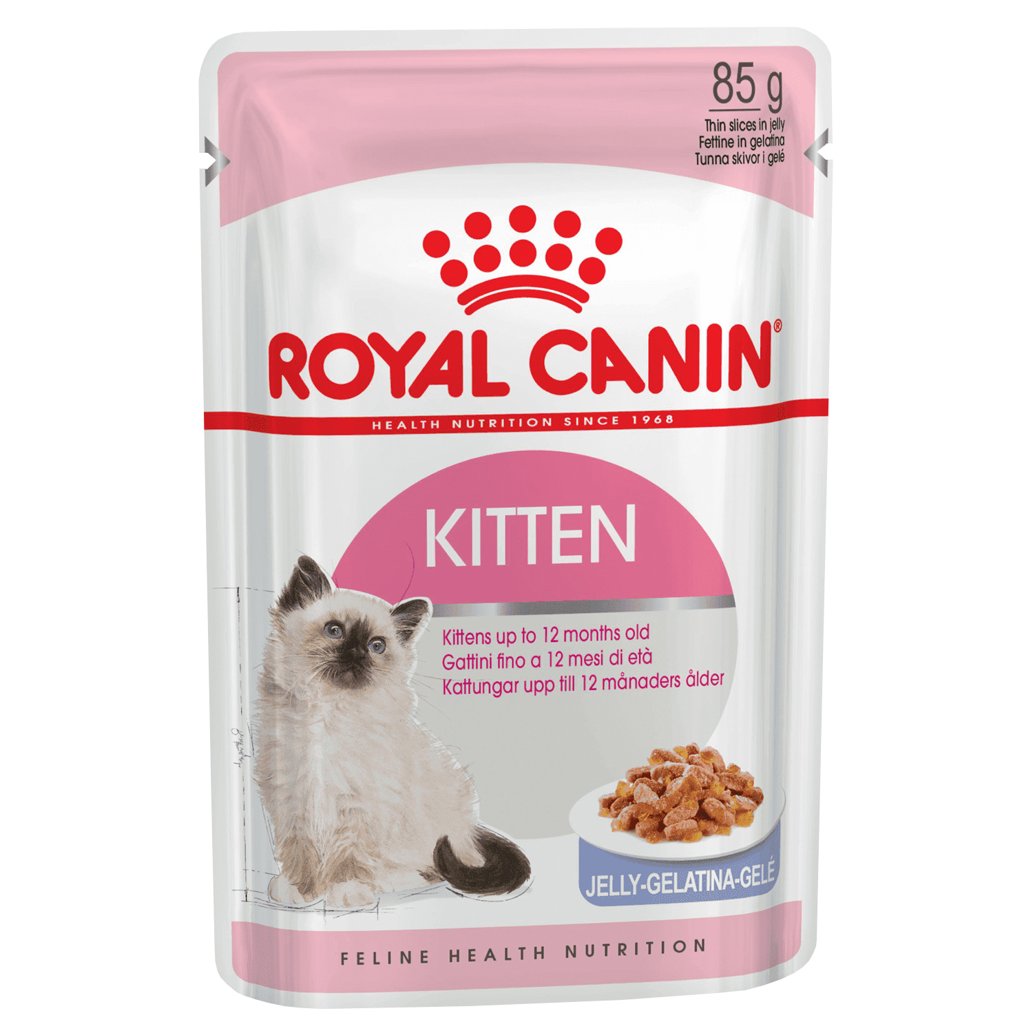 Корм для котят ROYAL CANIN Kitten Instinctive от 4 до 12 месяцев, в желе конс. 85г