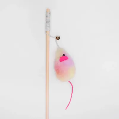 Petmax Игрушка-дразнилка с мышкой для кошек, 40 см