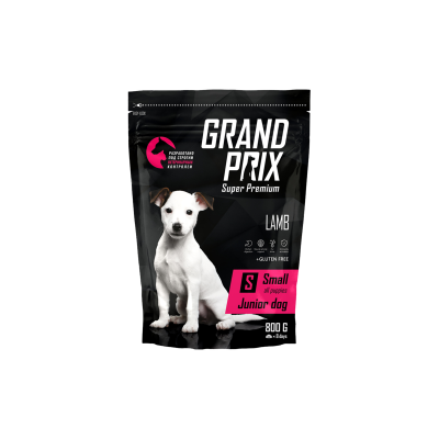 Grand Prix Small Junior Сухой корм для щенков мелких и миниатюрных пород, с ягненком, 800 гр.