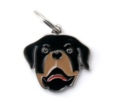 My family Адресник для ротвейлера Friends, 3,4х3,3 см