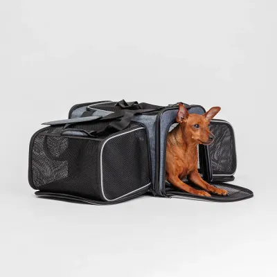RURRI Сумка-переноска (4 в 1) для кошек и собак мелких пород, 45x28x28 см