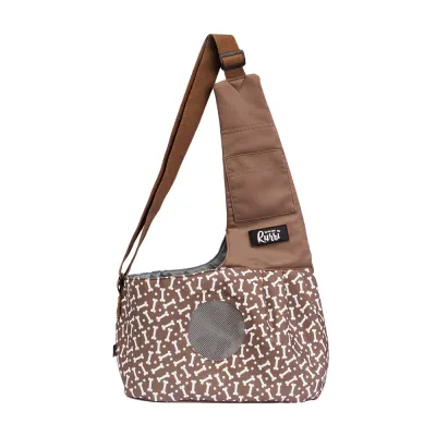 RURRI Слинг-переноска для кошек и собак мелких пород, 27x16x36 см, бежевый