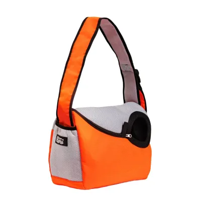 RURRI Слинг-переноска для кошек и собак мелких пород, 27x16x36 см, оранжевый