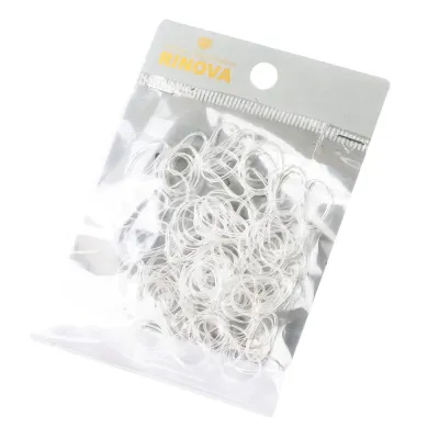 RINOVA Набор резинок для собачьих волос силикон белый 100 штук