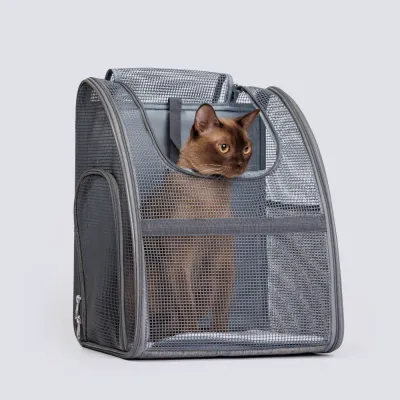 RURRI Рюкзак-переноска сетчатый для кошек и собак мелких пород, 33х41,5х33 см