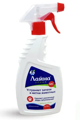 Лайна Спрей от запаха и меток животных с запахом пихты, 750 мл