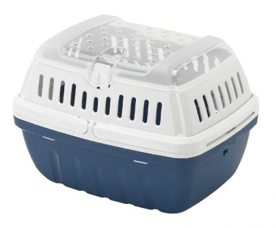 Moderna Переноска для грызунов среднего размера Hipster Large, 38х23х23 см, синий