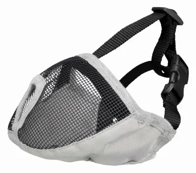 Trixie Намордник для короткомордых пород, полиэстер, S-M: 31 cм, серый