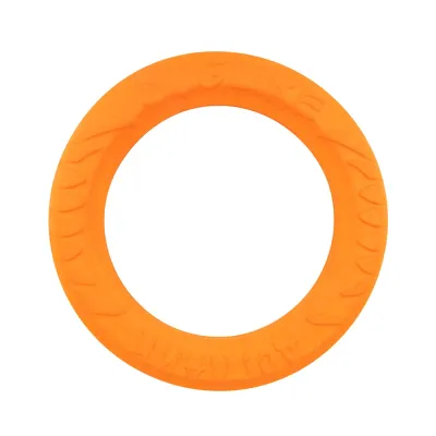 Pet hobby Игрушка для собак Кольцо восьмигранное большое TugAndTwist, диаметр 34 см, оранжевое