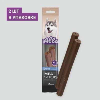 АВВА Лакомство Мясные палочки с ягненком для собак, XXL, 2 шт., 180 гр.