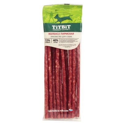 TiTBiT Лакомство Колбаса Пармская для собак, 80 гр.