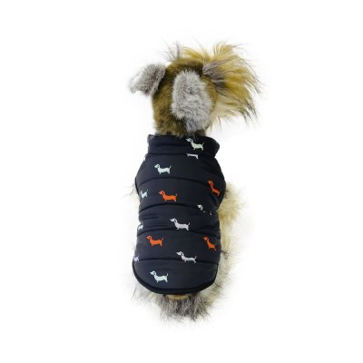 Жилет для собак Ломинар "Таксы"черный М