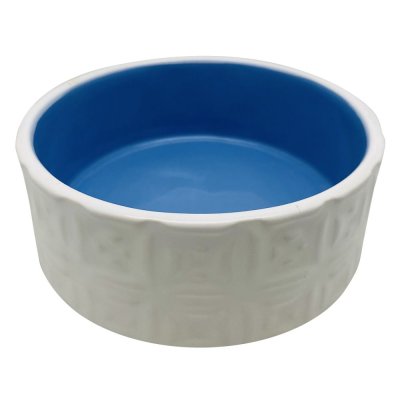 Миска для животных Foxie Rhombus синяя керамическая 12,5х12,5х5см 330мл