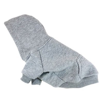 Толстовка-худи для собак МОХНАТЫЕ УШКИ из футера с начёсом размер S 24см