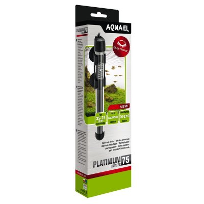 Нагреватель AQUAEL PLATINIUM HEATER 75W для аквариума 35 - 75 л (стеклянный, регулируемый)