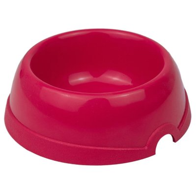 Миска для животных ХОРОШКА пластиковая рубиновая 750мл