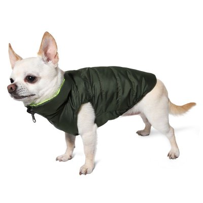 Жилет для собак GAMMA Лайм двухсторонний салатовый, S 25х42см