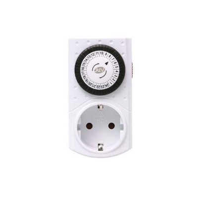 Таймер HAGEN REV механический с принудительным включением и отключением на 24 часа