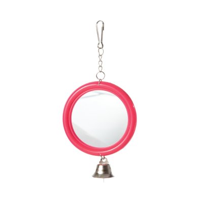 Игрушка для птиц TRIOL Зеркало с колокольчиком 12хd6см
