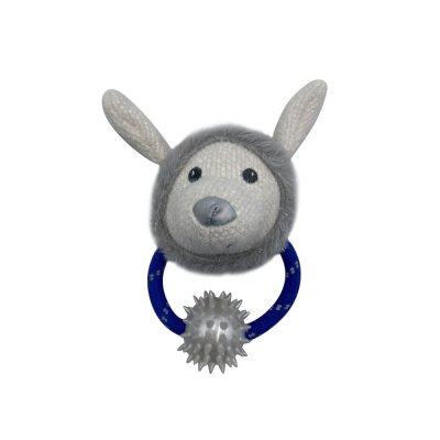 Игрушка для собак CHOMPER Galaxy Овечка с веревочным кольцом размер S