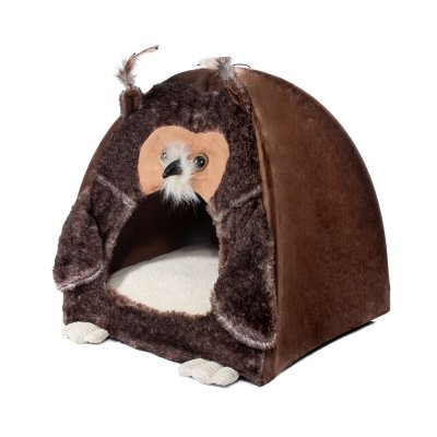 Домик для кошек и небольших собак GIGWI Pet Place Сова 40х40х45см