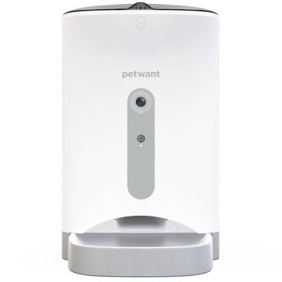 Автокормушка для животных PETWANT F1-Camera для сух.корма с видеокам.,Wi-Fi (IOS/Android),серая 4,3л