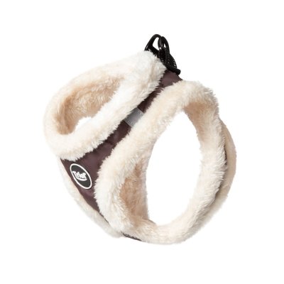 Шлейка-жилетка для собак TRIOL Be Trendy мягкая коричневая XS, обхват груди 31-36см