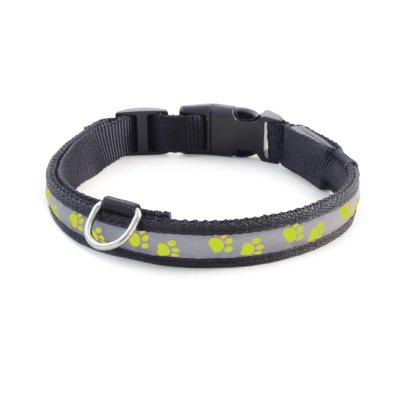 Ошейник для собак TRIOL Night City светодиодный салатовый S, 20х230-310мм