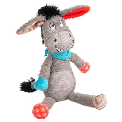 Игрушка для собак FLAMINGO Molly Ослик с пищалкой 34см