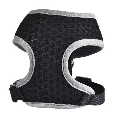 Шлейка для собак Foxie Dots L (обхват шеи 40см, обхват груди 52-70см) черная