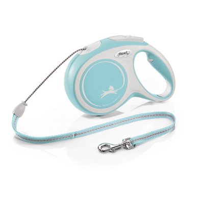 Рулетка для собак Flexi New Comfort M тросовая 8м светло-голубая
