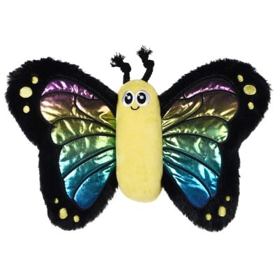 Игрушка для собак Foxie Smart Бабочка с пищалкой 30х18 разноцветная