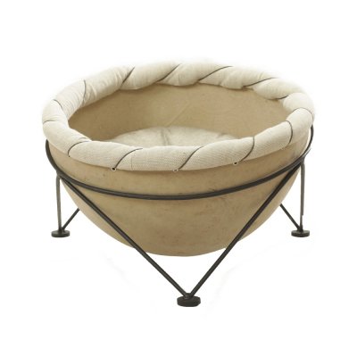 Лежак для животных Eco-forms Полусфера, бежевый 55см подставка металл
