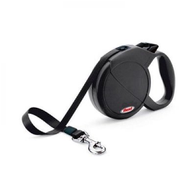 Рулетка для собак Flexi New Classic XS (до 12кг) лента 3м черная