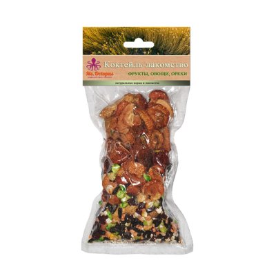 Лакомство для грызунов Ms.Octopus Коктейль фрукты, орехи, овощи 160г
