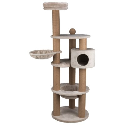 Trixie Домик для кошки Nigella, 177 см, светло-серый