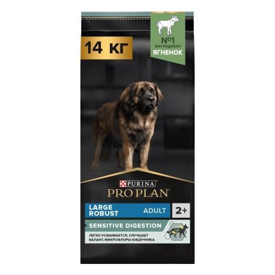 Pro Plan Opti Digest сухой корм для собак крупных пород с мощным телосложением с чувствительным пищеварением, с высоким содержанием ягненка