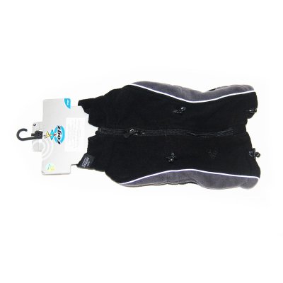 Rogz попона из флиса, длина спины собаки, черная, 25x36x26 см